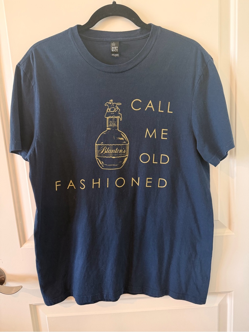 Blanton’s “Call Me Old Fashioned” Bourbon Graphic T-Shirt Navy